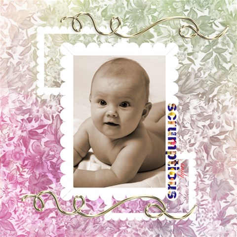 Catvinnat s Baby Girl Scrapbook Pages 12 X 12 By Catvinnat 12 x12  Scrapbook Page - 9