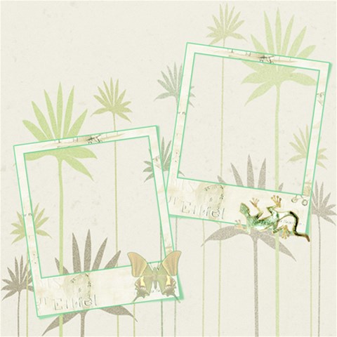 Slender Stems 12 X 12 Scrapbook Quickpages By Catvinnat 12 x12  Scrapbook Page - 11