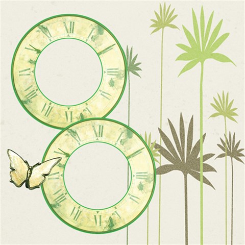 Slender Stems 12 X 12 Scrapbook Quickpages By Catvinnat 12 x12  Scrapbook Page - 3