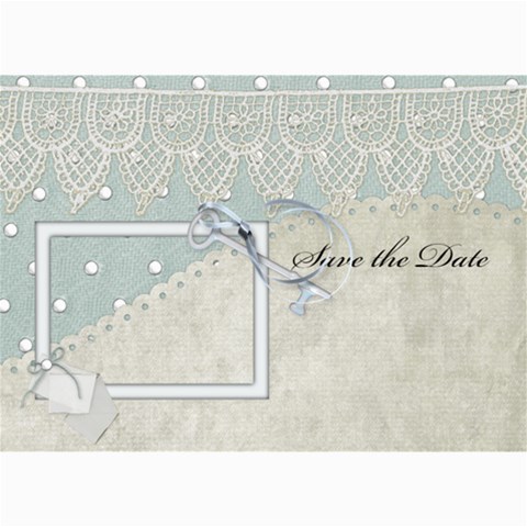 Winters Blessing Save The Date Photo Card By Lisa Minor 7 x5  Photo Card - 2