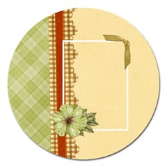 Septembers Blush Round Magnet 1 - Magnet 5  (Round)