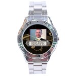 Brave Stainless Steel Analogue Men’s Watch - Stainless Steel Analogue Watch
