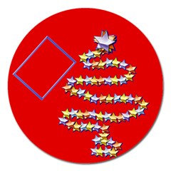 Christmas tree - 5  magnet - Magnet 5  (Round)
