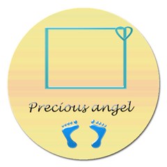 Precious angel blue - 5  magnet - Magnet 5  (Round)