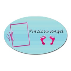 Precious angel - oval magnet - Magnet (Oval)