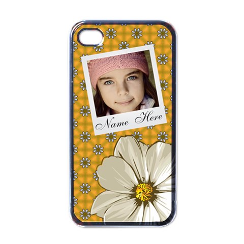 Iphone Case Yellow Flower Pattern By Jorge Front