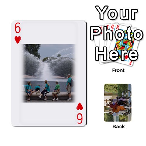 Trimble B 2010 Playing Cards By Margy Trimble Front - Heart6