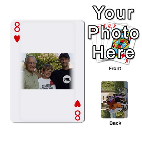 Trimble B 2010 Playing Cards By Margy Trimble Front - Heart8