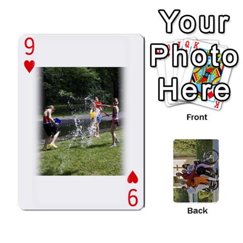 Trimble B 2010 Playing Cards By Margy Trimble Front - Heart9