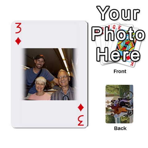 Trimble B 2010 Playing Cards By Margy Trimble Front - Diamond3