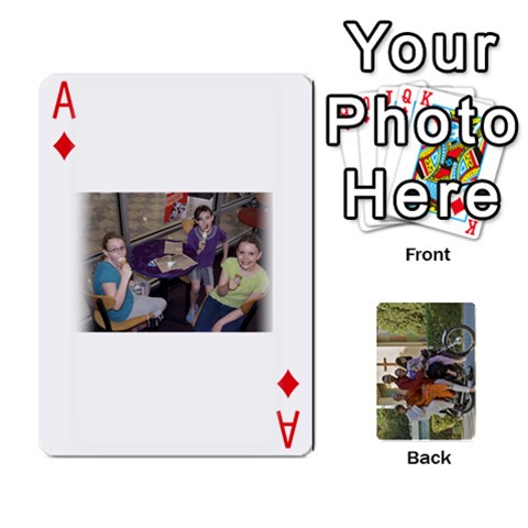 Ace Trimble B 2010 Playing Cards By Margy Trimble Front - DiamondA
