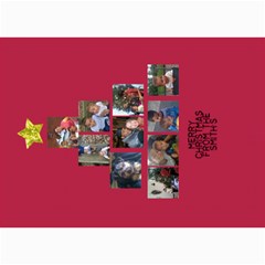 xmas card - 5  x 7  Photo Cards