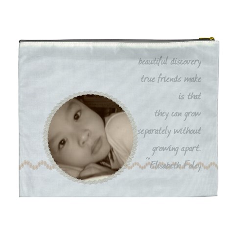 Friendships Custom Cosmetic Bag Xl By Happylemon Back