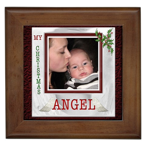 My Christmas Angel Framed Tile By Lil Front