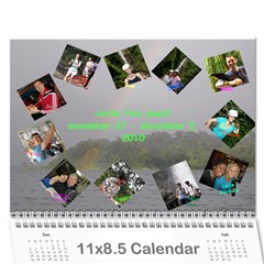costa rica 2010 - Wall Calendar 11  x 8.5  (12-Months)