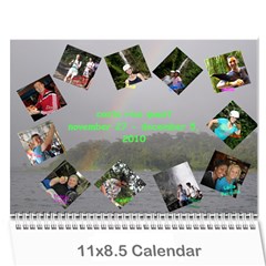 costa rica 2010 - Wall Calendar 11  x 8.5  (12-Months)