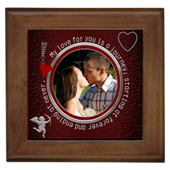 My Love For You Framed Tile