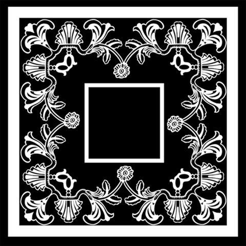 Art Nouveau Classic Black & White Quickpages  12 X 12  By Catvinnat 12 x12  Scrapbook Page - 12