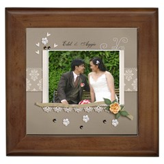 Framed Tile- Wedding