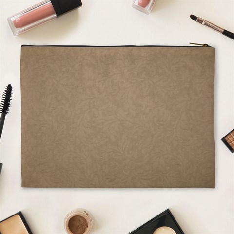 Brown & Cream Xl Cosmetic Bag Template By Laurrie Back