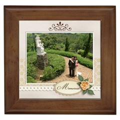 Framed Tile- Memories