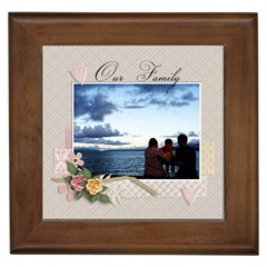 Framed Tile -Our Family