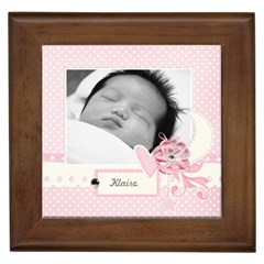 Framed Tile- Precious Baby Girl