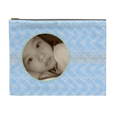 Lacey Blue Custom Cosmetic Bag Xl By Happylemon Front