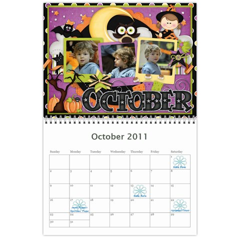 Calendar For 2011 By Mariya Oct 2011