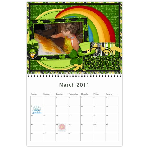 Calendar For 2011 By Mariya Mar 2011