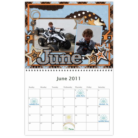 Calendar For 2011 By Mariya Jun 2011