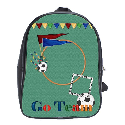 Games We Play Soccer Backpack  By Lisa Minor Front