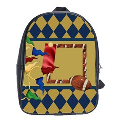 Games We Play Football Backpack - School Bag (Large)