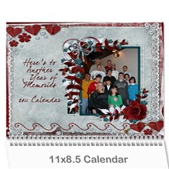 Reese Family Calendar - Wall Calendar 11  x 8.5  (12-Months)