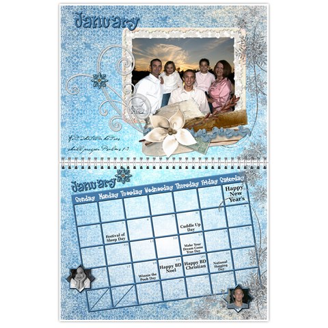 Reese Family Calendar By Memorykeeper Jan 2011