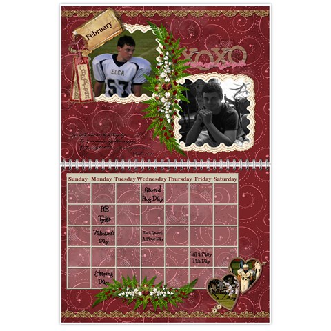 Reese Family Calendar By Memorykeeper Feb 2011