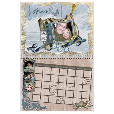 Reese Family Calendar By Memorykeeper Mar 2011