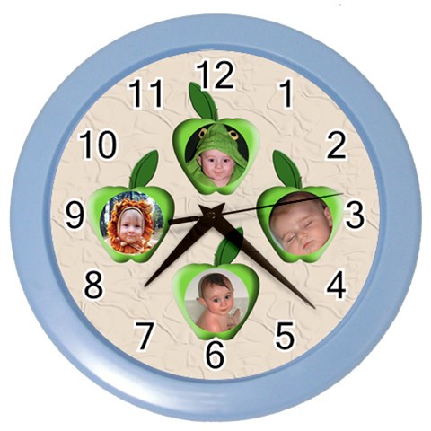 Green Apple Clock By Chere s Creations Front