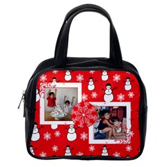 red snowman purse - Classic Handbag (One Side)