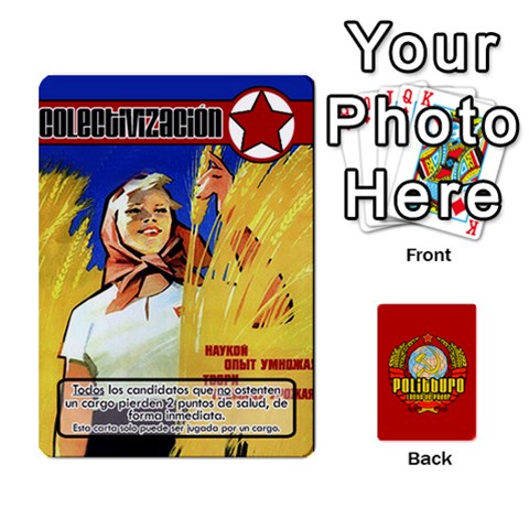 Politburo Edicion Capitalista (baraja Uno)  By Dar Front - Heart3