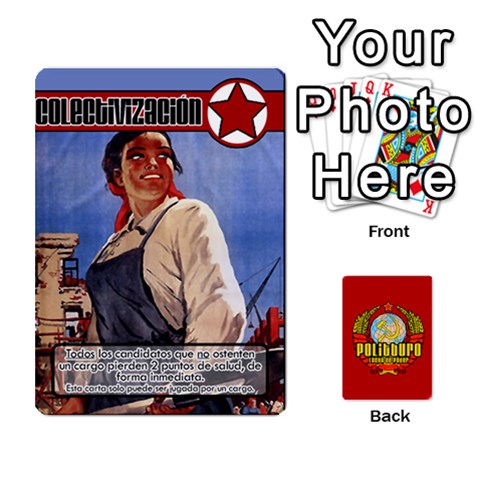 Politburo Edicion Capitalista (baraja Uno)  By Dar Front - Heart5