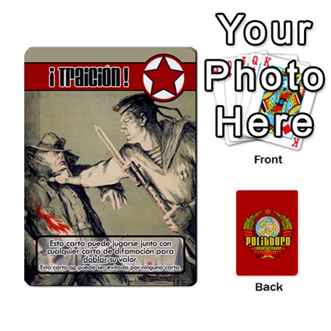 Politburo Edicion Capitalista (baraja Uno)  By Dar Front - Heart6
