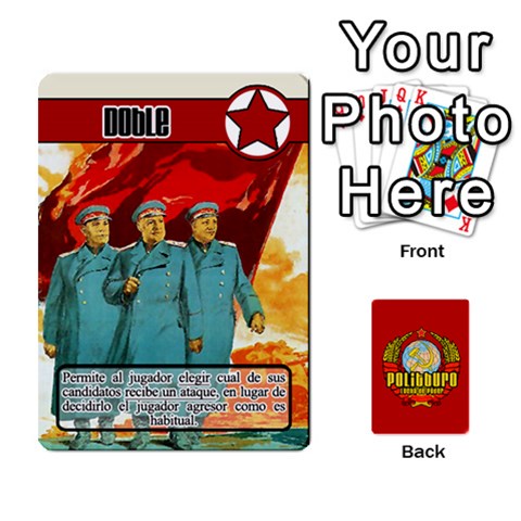 Politburo Edicion Capitalista (baraja Uno)  By Dar Front - Heart9