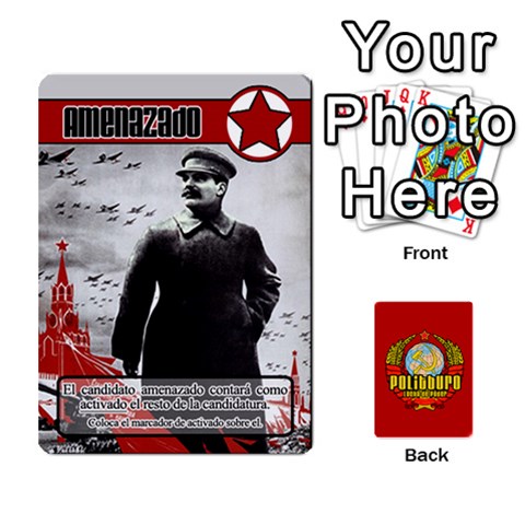 King Politburo Edicion Capitalista (baraja Uno)  By Dar Front - HeartK