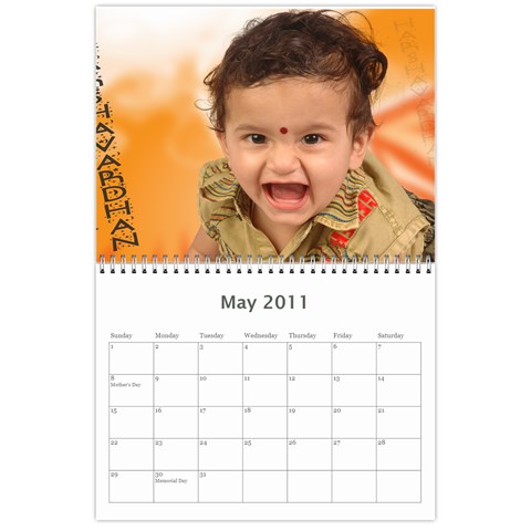 Harsha Calender By Chaithanya May 2011
