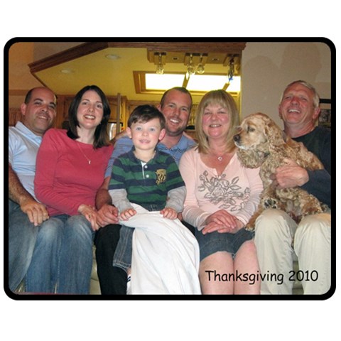 Family Blanket By Gwynn Mason 60 x50  Blanket Front