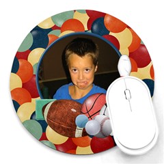 Games We Play All Games Round Mousepad