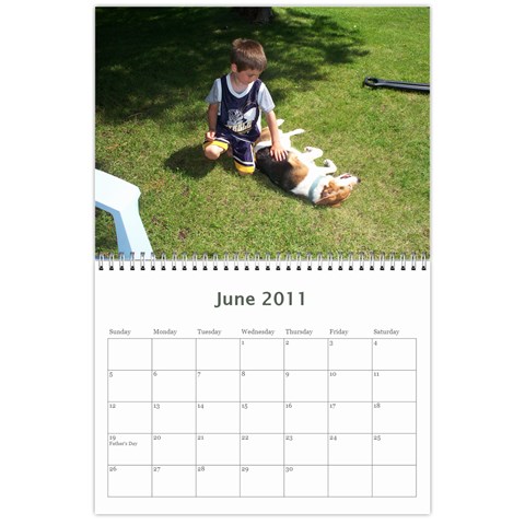 2011 Calendar By Kris Jun 2011