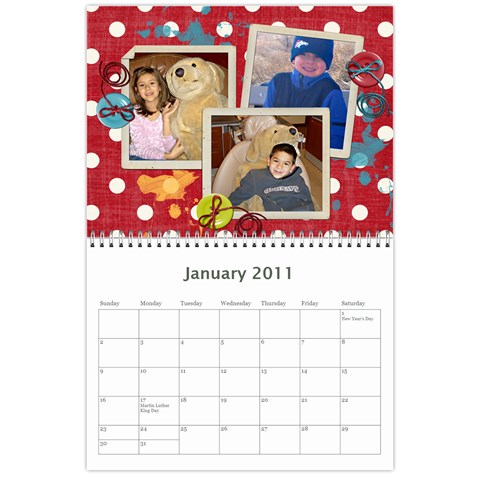2011 Calendar By Trisha Perez Jan 2011