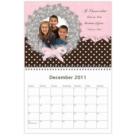 2011 Calendar By Trisha Perez Dec 2011